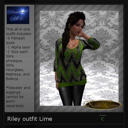 Riley outfit Lime