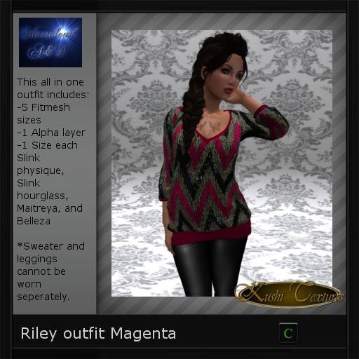 Riley outfit Magenta