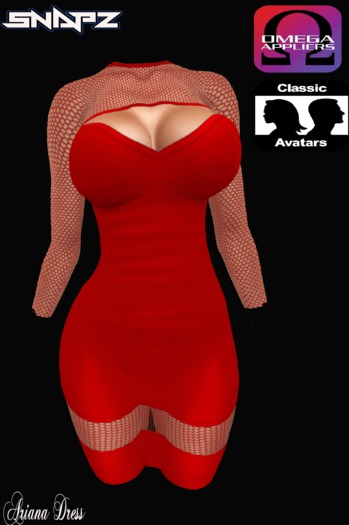Snapz-Ariana Dress (Red)