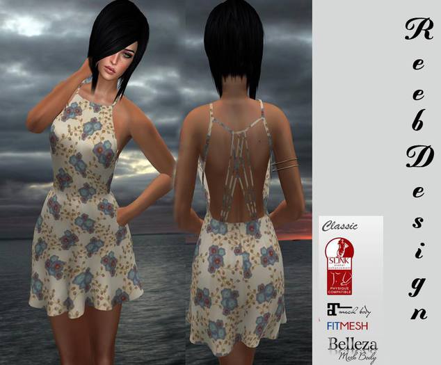284-Reeb Design dudu strap dress