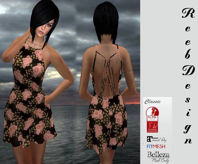 285-Reeb Design dudu strap dress