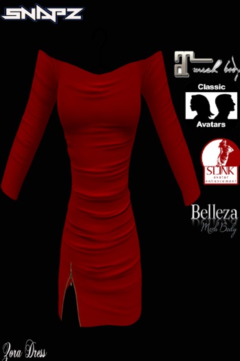 Snapz-Zora Dress (Red)