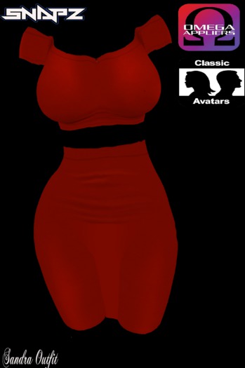 Snapz-Sandra Outfit (Red)