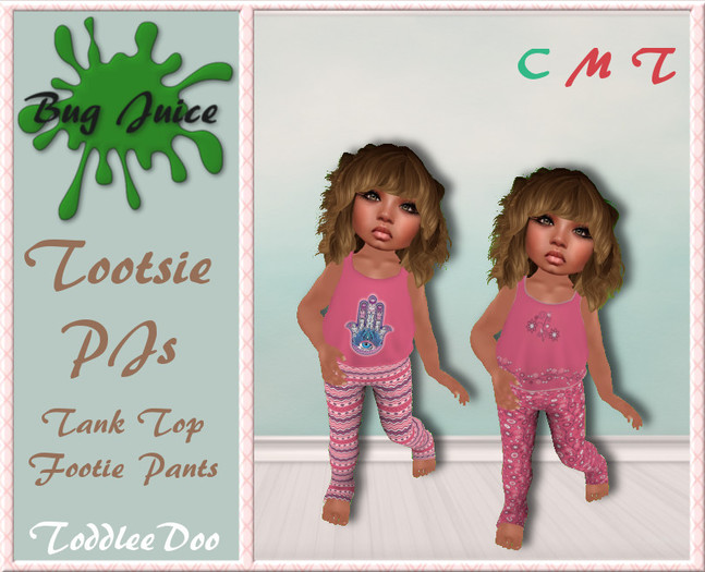 :~ Bug Juice ~: Tootsie PJs ~ ZigZag Boho