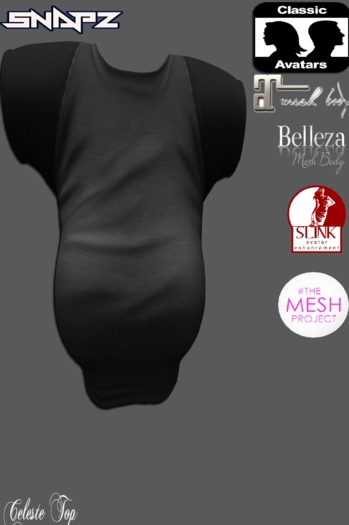 Snapz-Celeste Top (Black)