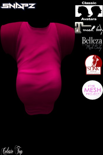 Snapz-Celeste Top (Pink)