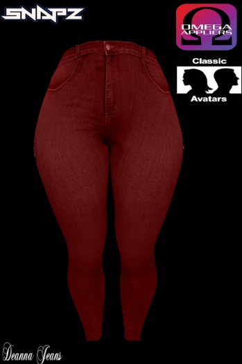 Snapz-Deanna Jeans (Red)