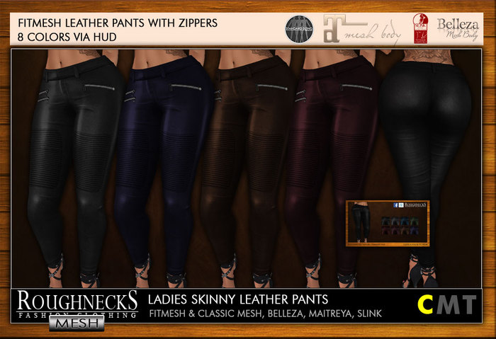 RN Ladies Skinny Leather Pants