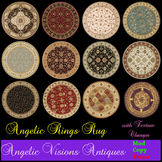 Angelic Rings Rug TC 