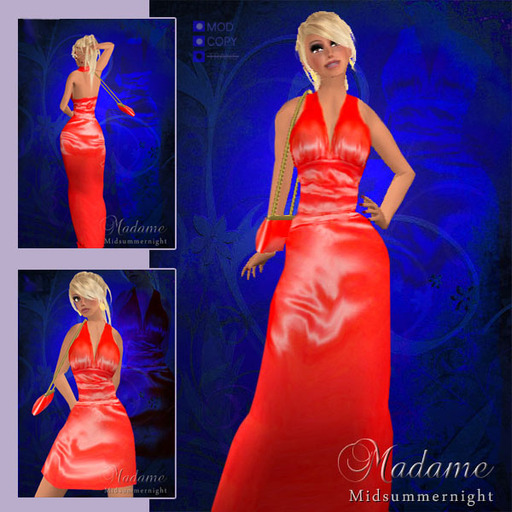 Madame Haute Couture - Midsummernight, red