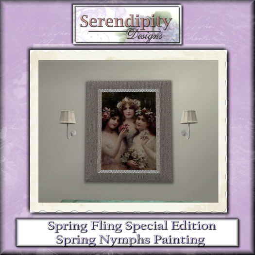 Serendipity Designs - SFSEBR - Nyphms of Spring Paintin (boxed)