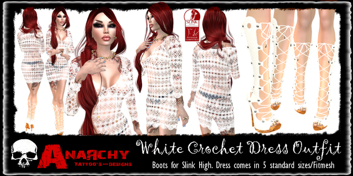 WHITE Crochet Dress Outfit
