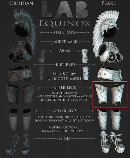 [LAB737] Equinox Upper Legs Pearl