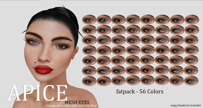 :: # MISS LT APICE MESH EYES - FATPACK