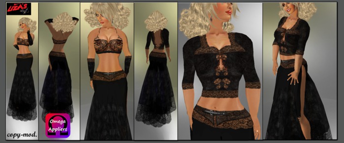Liza's* black angel, Incl. Omega Appliers