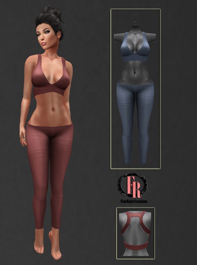 :: FineRain Creations.Suri Outfit Blue