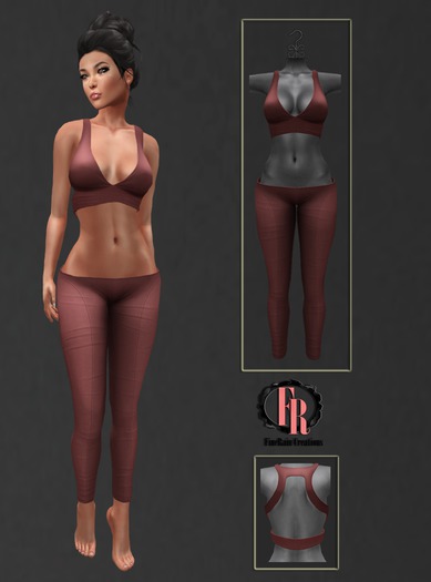:: FineRain Creations.Suri Outfit Red