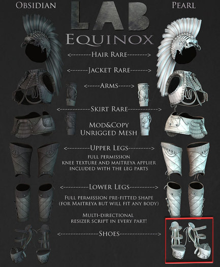 [LAB737] Equinox Shoes Pearl