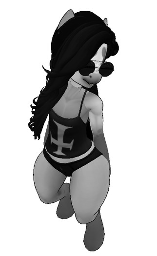 Greymare pony skin