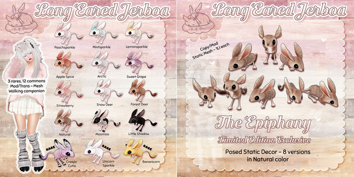 +Half-Deer+ Long Eared Jerboa [Bananicorn - Box] RARE
