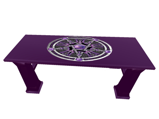 Purple Pentagram Table
