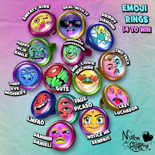 (NO) Emoji Ring - Drippy Diamond