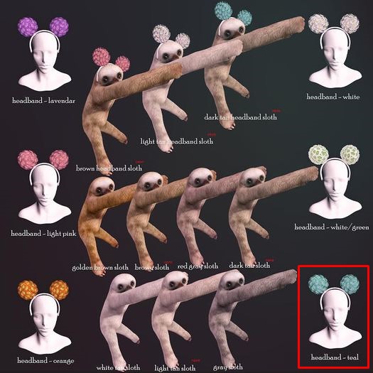 *Pink Acid Daisys In Spring Headband - Teal