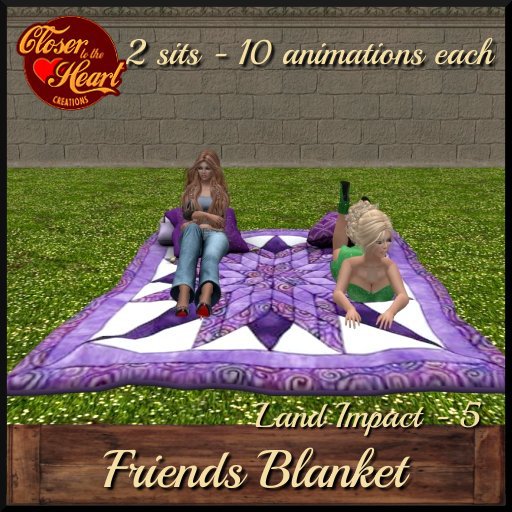 Friends Blanket-Purple***