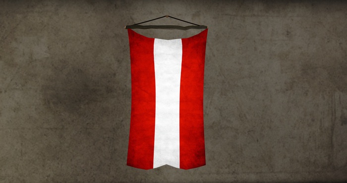 [T.eSign] Wand Flagge Österreich