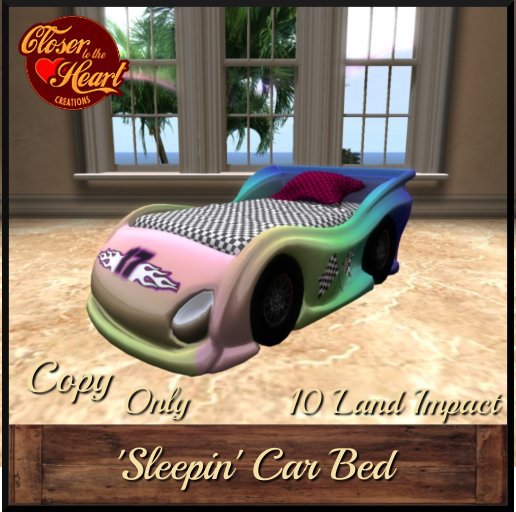 Sleepin Car Bed-Rainbow***