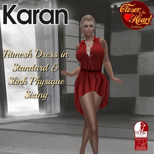Karan Dress-Red***