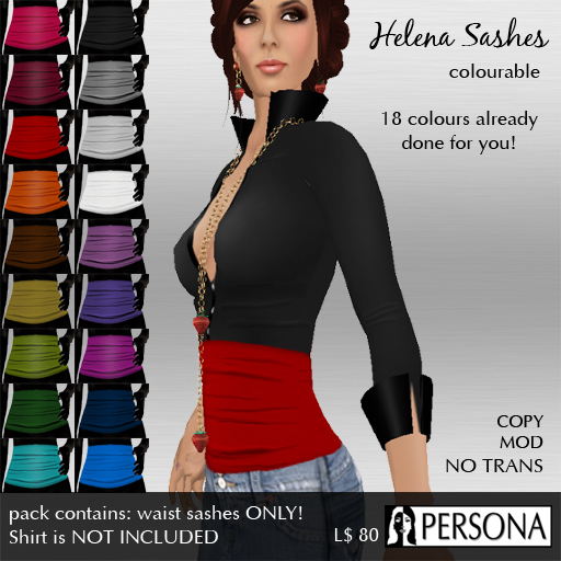*PERSONA* Helena Sashes - fatpack (;D)
