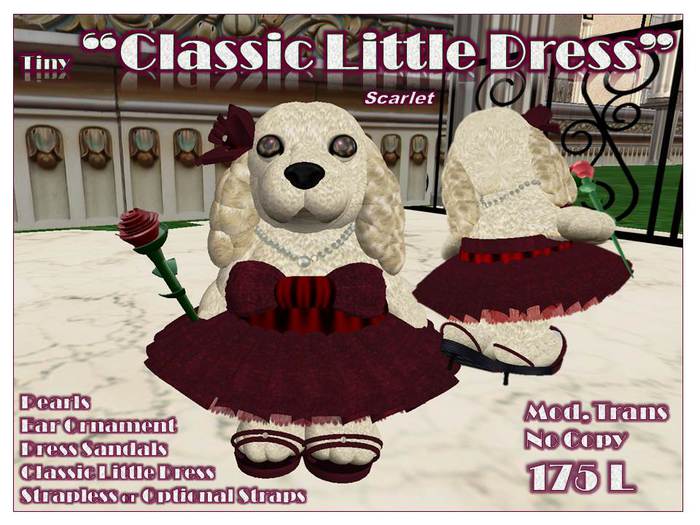 Tiny Classic Little Dress Scarlet Box