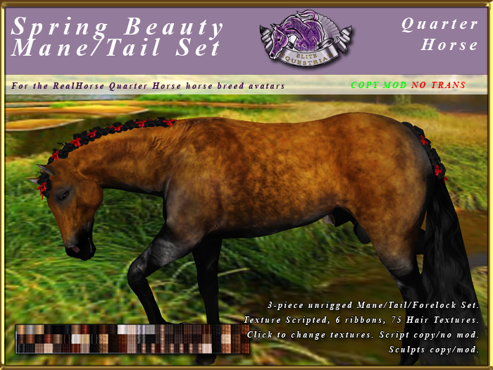 *E* Spring Beauty Mane/Tail Set [BOXED] RHQH