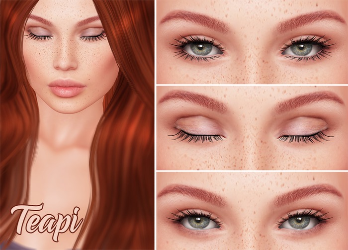 teapi . natural eyelashes applier for CATWA head