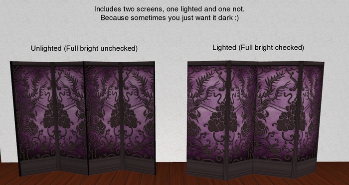 *Sakki's Screen Set Purple flowers
