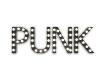 [Px] "PUNK" Illuminated Light Bulbs Sign