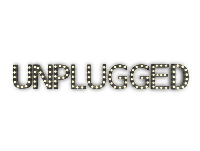 [Px] "UNPLUGGED" Illuminated Light Bulbs Sign
