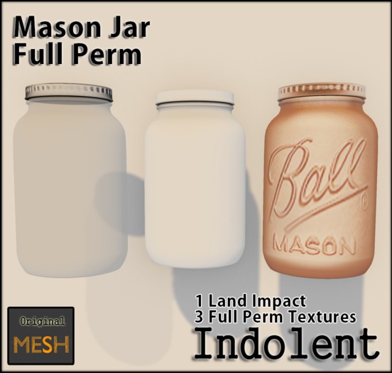 [INDO] Mason Jar Full Perm 1LI