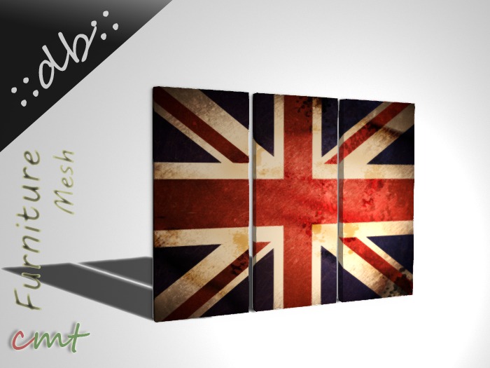 ::db:: Union Jack Wall Deco Frame Set