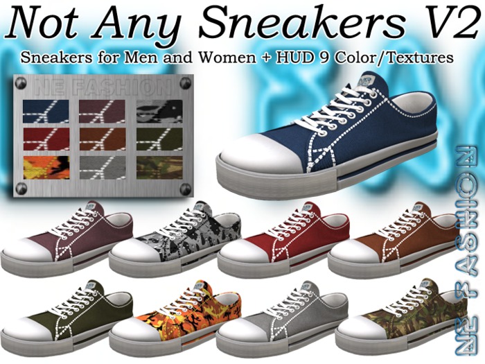 Not Any Sneakers V2 + HUD 9 Colors - NE FASHION