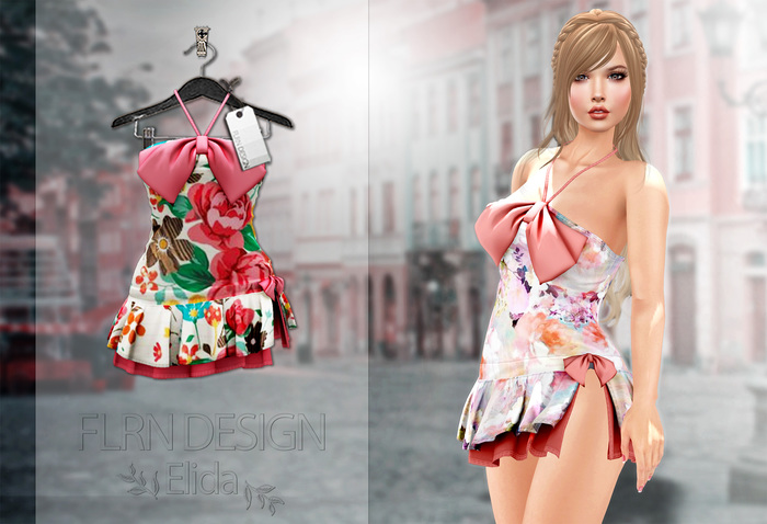 Elida Dress Vermillion