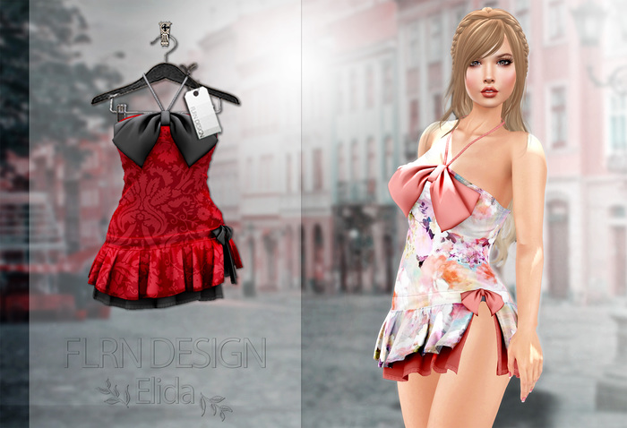 [FLRN] Elida Dress Red