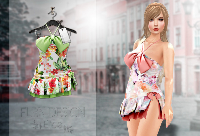 [FLRN] Elida Dress Green