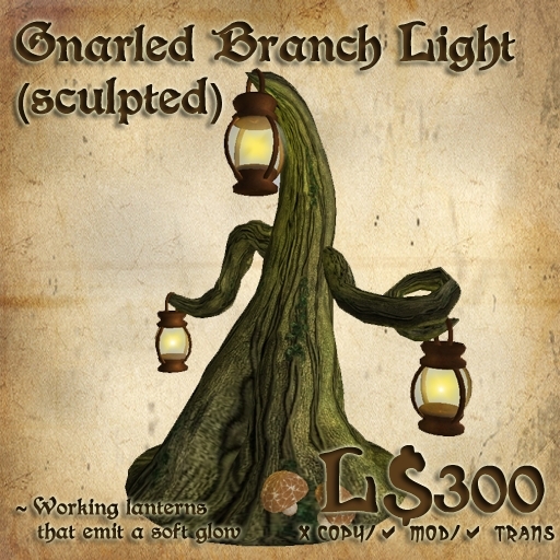 Shade - Gnarled Branch Light (working)