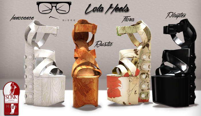 Riske - Slink High - Lola Heels Rustic (BOXED)