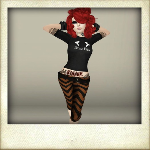 PunkD! Halloween Zag Capris