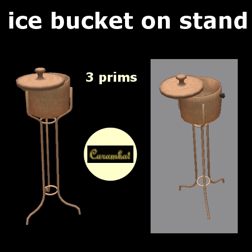Ice bucket on stand