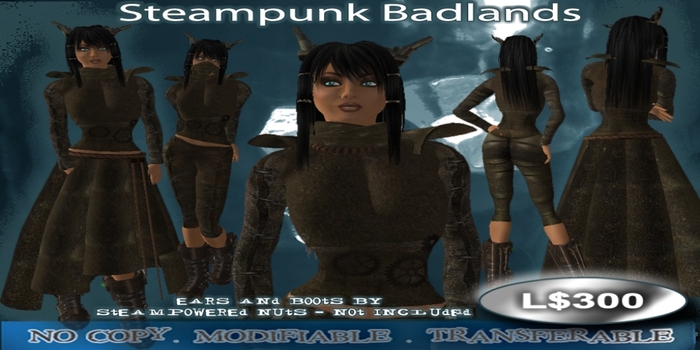 Steampunk Badlands Outfit Female