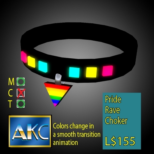 AKC Rave Glow Choker Bag
